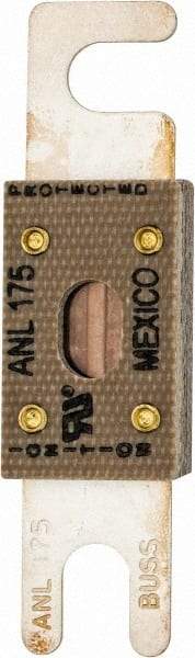 Cooper Bussmann - 175 Amp Non-Time Delay Fast-Acting Forklift & Truck Fuse - 125VAC, 80VDC, 3.18" Long x 0.75" Wide, Littelfuse CNL175, Bussman ANL-175, Ferraz Shawmut CNL175 - Americas Industrial Supply