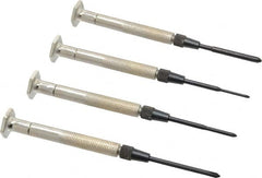 Moody Tools - 4 Piece Phillips Screwdriver Set - Bit Sizes: Philips #000 to #1 - Americas Industrial Supply