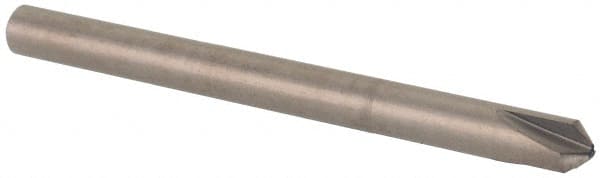 SGS - 1/8" Head Diam, 1/8" Shank Diam, 3 Flute 90° Solid Carbide Countersink - Americas Industrial Supply