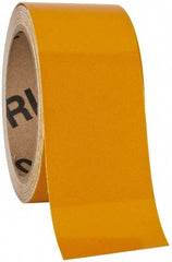 NMC - Yellow Solid Color Vinyl Tape - 2" Wide x 30' Long x 0.002" Thick, General Traffic - Americas Industrial Supply