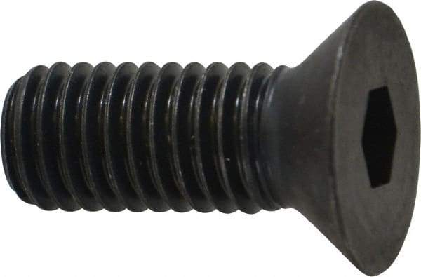Holo-Krome - 1/2-13 UNC Hex Socket Drive, 82° Flat Screw - Alloy Steel, Black Oxide Finish, Fully Threaded, 1-1/4" OAL - Americas Industrial Supply