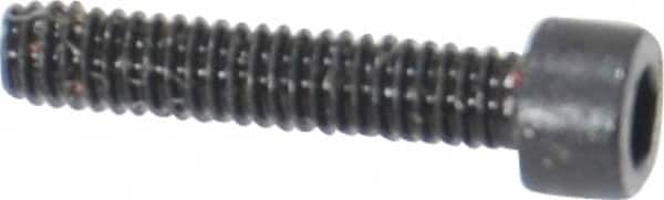 Holo-Krome - #1-72 UNF Hex Socket Drive, Socket Cap Screw - Alloy Steel, Black Oxide Finish, Fully Threaded, 3/8" Length Under Head - Americas Industrial Supply