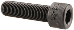 Holo-Krome - 1/2-20 UNF Hex Socket Drive, Socket Cap Screw - Alloy Steel, Black Oxide Finish, Fully Threaded, 1-3/4" Length Under Head - Americas Industrial Supply