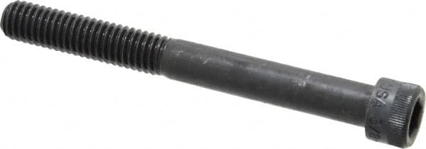 Holo-Krome - 3/8-16 UNC Hex Socket Drive, Socket Cap Screw - Alloy Steel, Black Oxide Finish, Partially Threaded, 3-1/2" Length Under Head - Americas Industrial Supply
