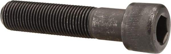 Holo-Krome - 7/16-14 UNC Hex Socket Drive, Socket Cap Screw - Alloy Steel, Black Oxide Finish, Partially Threaded, 2-1/4" Length Under Head - Americas Industrial Supply
