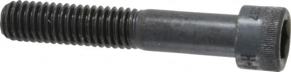 Holo-Krome - 7/16-14 UNC Hex Socket Drive, Socket Cap Screw - Alloy Steel, Black Oxide Finish, Partially Threaded, 2-1/2" Length Under Head - Americas Industrial Supply