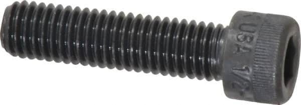 Holo-Krome - 1/2-13 UNC Hex Socket Drive, Socket Cap Screw - Alloy Steel, Black Oxide Finish, Fully Threaded, 2" Length Under Head - Americas Industrial Supply