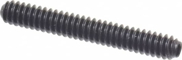 Holo-Krome - #6-32 UNC, 1" OAL, Cup Point Set Screw - Grade 8 Alloy Steel, 1/16" Key - Americas Industrial Supply