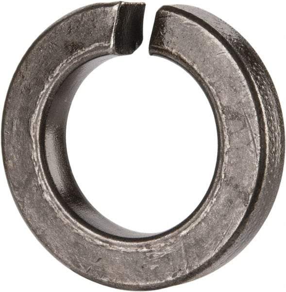 Value Collection - 1-1/8", 1.129" ID, 0.345" Thick Split Lock Washer - Grade 8 Spring Steel, Uncoated, 1.129" Min ID, 1.153" Max ID, 1.903" Max OD - Americas Industrial Supply