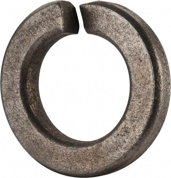 Value Collection - 3/4", 0.753" ID, 0.226" Thick Split Lock Washer - Grade 2 Spring Steel, Zinc-Plated Finish, 0.753" Min ID, 0.766" Max ID, 1.285" Max OD - Americas Industrial Supply