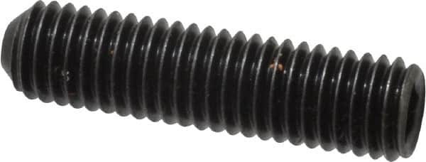 Holo-Krome - 1/2-13 UNC, 2" OAL, Cup Point Set Screw - Grade 8 Alloy Steel, 1/4" Key - Americas Industrial Supply