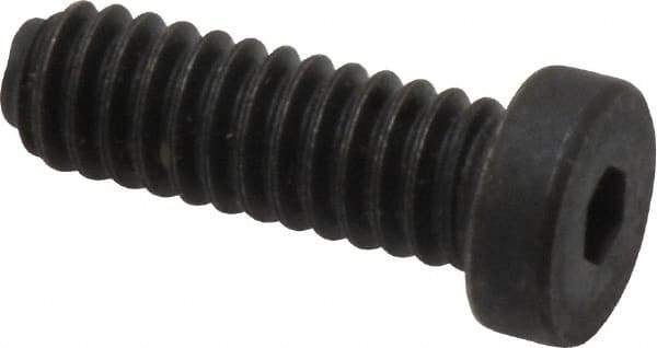 Holo-Krome - 1/4-20 UNC Hex Socket Drive, Low Socket Cap Screw - Alloy Steel, Black Oxide Finish, Fully Threaded, 3/4" Length Under Head - Americas Industrial Supply