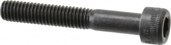 Holo-Krome - M6x1.00 Metric Coarse Hex Socket Drive, Socket Cap Screw - Grade 12.9 Alloy Steel, Black Oxide Finish, Partially Threaded, 40mm Length Under Head - Americas Industrial Supply