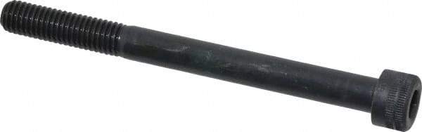 Holo-Krome - M8x1.25 Metric Coarse Hex Socket Drive, Socket Cap Screw - Grade 12.9 Alloy Steel, Black Oxide Finish, Partially Threaded, 90mm Length Under Head - Americas Industrial Supply