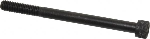 Holo-Krome - M8x1.25 Metric Coarse Hex Socket Drive, Socket Cap Screw - Grade 12.9 Alloy Steel, Black Oxide Finish, Partially Threaded, 100mm Length Under Head - Americas Industrial Supply