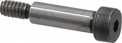 Holo-Krome - 1/4" Shoulder Diam x 3/4" Shoulder Length, #10-24 UNRC, Hex Socket Shoulder Screw - 8 Alloy Steel, Uncoated, 0.357 to 3/8" Head Diam - Americas Industrial Supply