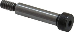 Holo-Krome - 1/4" Shoulder Diam x 1" Shoulder Length, #10-24 UNRC, Hex Socket Shoulder Screw - 8 Alloy Steel, Uncoated, 0.357 to 3/8" Head Diam - Americas Industrial Supply