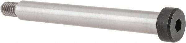 Holo-Krome - 1/2" Shoulder Diam x 4" Shoulder Length, 3/8-16 UNRC, Hex Socket Shoulder Screw - 8 Alloy Steel, Uncoated, 0.729 to 3/4" Head Diam - Americas Industrial Supply