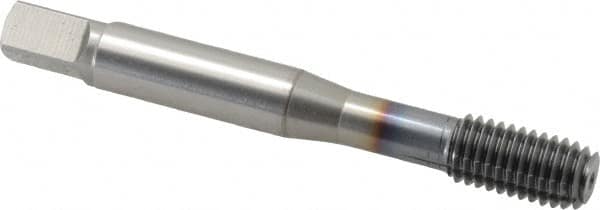 OSG - M8x1.25 Metric Coarse D9 Thread Limit Modified Bottoming Thread Forming Tap - Powdered Metal High Speed Steel, TiCN Finish, 2-23/32" OAL, 1-1/8" Thread Length, Right Hand Thread, Series EXOTAP NRT - Americas Industrial Supply