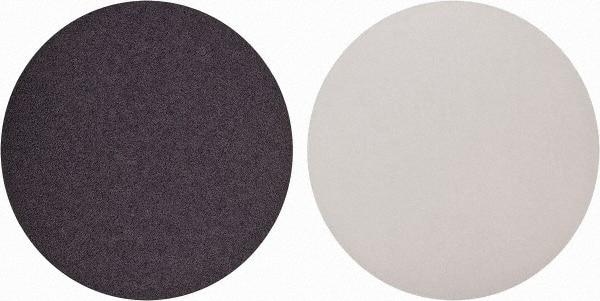 Norton - 10" Diam, 40 Grit Aluminum Oxide Adhesive PSA Disc - Very Coarse, Brown, X Weighted Cloth Backing, Flexible - Americas Industrial Supply