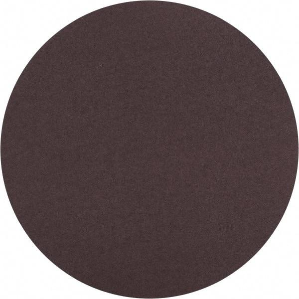Norton - 10" Diam, 100 Grit Aluminum Oxide Adhesive PSA Disc - Medium Grade, Brown, X Weighted Backing, Flexible - Americas Industrial Supply