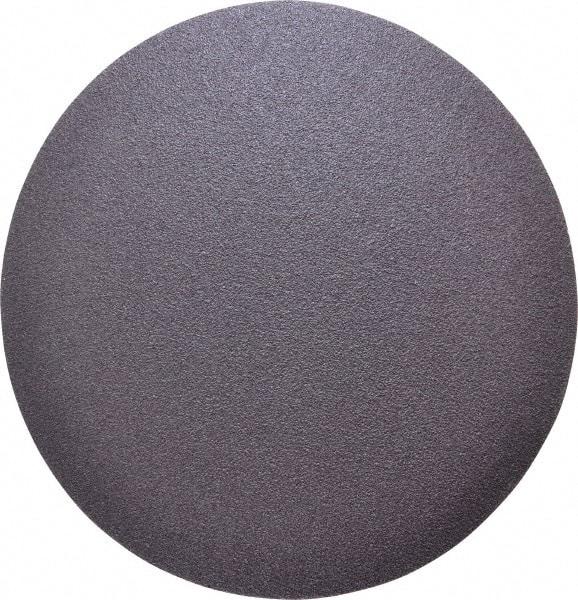 Norton - 12" Diam, 40 Grit Aluminum Oxide Adhesive PSA Disc - Very Coarse, Brown, X Weighted Cloth Backing, Flexible - Americas Industrial Supply