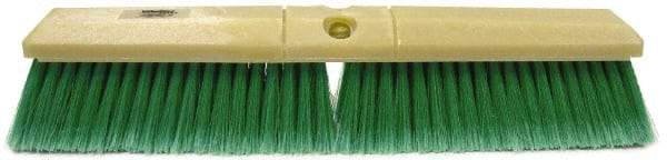 Weiler - 18" General Purpose Synthetic Push Broom - 3" Bristle Length, Foam Block, Threaded Handle Connection, Handle Sold Separately - Americas Industrial Supply