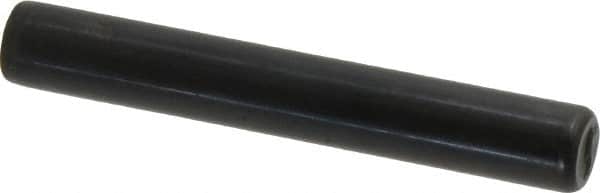 Holo-Krome - 7/16" Diam x 3" Pin Length Grade 8 Alloy Steel Standard Dowel Pin - Black Luster Finish, C 47-58 & C 60 (Surface) Hardness, 1 Beveled & 1 Rounded End - Americas Industrial Supply