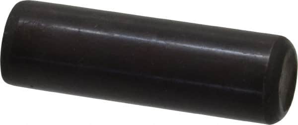 Holo-Krome - 5/8" Diam x 2" Pin Length Grade 8 Alloy Steel Standard Dowel Pin - Black Luster Finish, C 47-58 & C 60 (Surface) Hardness, 1 Beveled & 1 Rounded End - Americas Industrial Supply