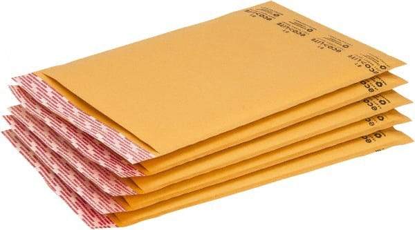 Made in USA - 12" Long x 7-1/4" Wide Peel-Off Self-Seal Jiffylite Bubble Cushioned Mailer - Americas Industrial Supply