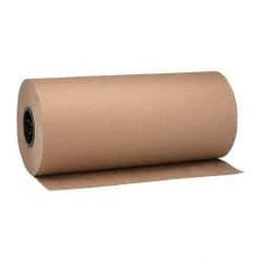 Made in USA - 900' Long x 18" Wide Roll of Recycled Kraft Paper - 8-1/2" OD, 40 Lb Paper Weight, 20 Lb per Roll - Americas Industrial Supply