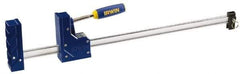 Irwin - 24" Capacity, 3-3/4" Throat Depth Bar Clamp - 1,150 Lb Clamping Pressure, 31" Max Spread - Americas Industrial Supply