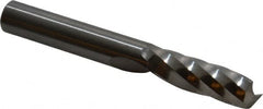 Onsrud - 3/8" Cutting Diam x 1-1/8" Length of Cut, 1 Flute, Upcut Spiral Router Bit - Uncoated, Right Hand Cut, Solid Carbide, 3" OAL x 3/8" Shank Diam, Single Edge - Americas Industrial Supply