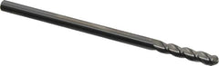 Accupro - 5/16" Diam, 1-1/2" LOC, 3 Flute Solid Carbide Ball End Mill - Uncoated, Single End, 6" OAL, 5/16" Shank Diam, Spiral Flute - Americas Industrial Supply
