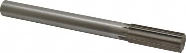 Interstate - 1" High Speed Steel Chucking Reamer - Straight Flute, 7/8" Straight Shank, 2-3/4" Flute Length, 10-1/2" OAL - Americas Industrial Supply