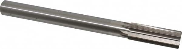 Interstate - 1" High Speed Steel Chucking Reamer - Straight Flute, 7/8" Straight Shank, 2-3/4" Flute Length, 10-1/2" OAL - Americas Industrial Supply