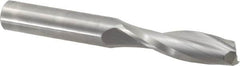 Onsrud - 5/8" Cutting Diam x 2-1/4" Length of Cut, 2 Flute, Upcut Spiral Router Bit - Uncoated, Right Hand Cut, Solid Carbide, 5" OAL x 5/8" Shank Diam, Double Edge, 22° Helix Angle - Americas Industrial Supply