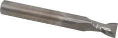 Onsrud - 1/4" Cutting Diam x 3/8" Length of Cut, 2 Flute, Upcut Spiral Router Bit - Uncoated, Right Hand Cut, Solid Carbide, 2" OAL x 1/4" Shank Diam, Bottom-Surfacing, 30° Helix Angle - Americas Industrial Supply