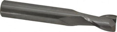 Onsrud - 3/8" Cutting Diam x 5/8" Length of Cut, 2 Flute, Upcut Spiral Router Bit - Uncoated, Right Hand Cut, Solid Carbide, 2-1/2" OAL x 3/8" Shank Diam, Bottom-Surfacing, 30° Helix Angle - Americas Industrial Supply