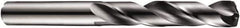 DORMER - 27/64" 140° Solid Carbide Jobber Drill - TiAlN Finish, Right Hand Cut, Spiral Flute, Straight Shank, 118mm OAL, Four Facet Split Point - Americas Industrial Supply