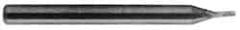 M.A. Ford - 0.035", 0.07" LOC, 1/8" Shank Diam, 1-1/2" OAL, 2 Flute, Solid Carbide Square End Mill - Single End, Uncoated, Spiral Flute, 30° Helix, Centercutting, Right Hand Cut, Right Hand Flute, Series 164 - Americas Industrial Supply