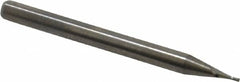 M.A. Ford - 0.026", 0.052" LOC, 1/8" Shank Diam, 1-1/2" OAL, 2 Flute, Solid Carbide Square End Mill - Single End, Uncoated, Spiral Flute, 30° Helix, Centercutting, Right Hand Cut, Right Hand Flute, Series 164 - Americas Industrial Supply