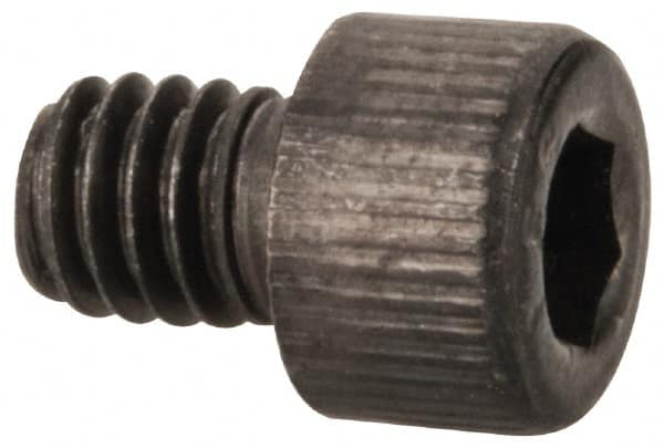 Value Collection - #6-40 UNF Hex Socket Drive, Socket Cap Screw - Alloy Steel, Black Oxide Finish, Fully Threaded, 3/16" Length Under Head - Americas Industrial Supply