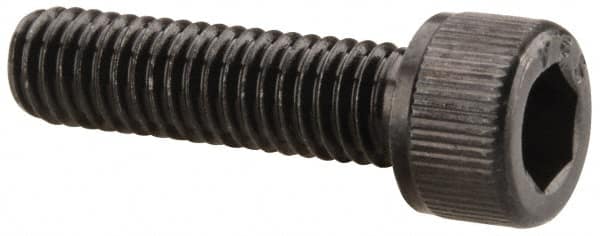 Value Collection - #8-36 UNF Hex Socket Drive, Socket Cap Screw - Alloy Steel, Black Oxide Finish, Fully Threaded, 5/8" Length Under Head - Americas Industrial Supply