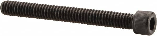 Value Collection - #12-24 UNC Hex Socket Drive, Socket Cap Screw - Alloy Steel, Black Oxide Finish, Partially Threaded, 2" Length Under Head - Americas Industrial Supply