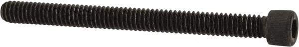 Value Collection - #12-24 UNC Hex Socket Drive, Socket Cap Screw - Alloy Steel, Black Oxide Finish, Partially Threaded, 2-1/2" Length Under Head - Americas Industrial Supply