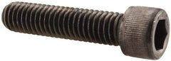Value Collection - 3/8-16 UNC Hex Socket Drive, Socket Cap Screw - Alloy Steel, Black Oxide Finish, Partially Threaded, 1-5/8" Length Under Head - Americas Industrial Supply