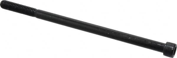 Value Collection - 3/8-16 UNC Hex Socket Drive, Socket Cap Screw - Alloy Steel, Black Oxide Finish, Partially Threaded, 7" Length Under Head - Americas Industrial Supply