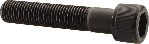 Value Collection - 7/16-20 UNF Hex Socket Drive, Socket Cap Screw - Alloy Steel, Black Oxide Finish, Partially Threaded, 2-1/4" Length Under Head - Americas Industrial Supply