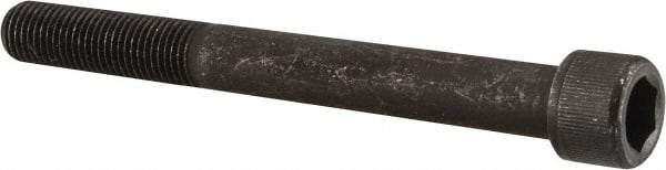 Value Collection - 7/16-20 UNF Hex Socket Drive, Socket Cap Screw - Alloy Steel, Black Oxide Finish, Partially Threaded, 4" Length Under Head - Americas Industrial Supply